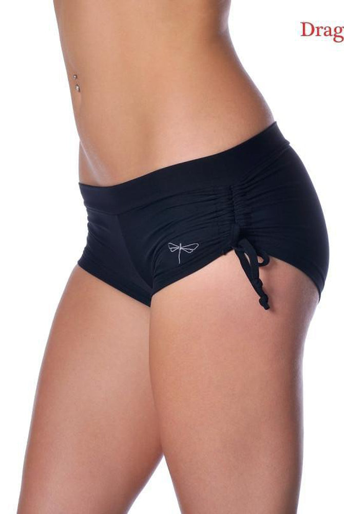 Dragonfly Emily Shorts - Black-Dragonfly-Pole Junkie