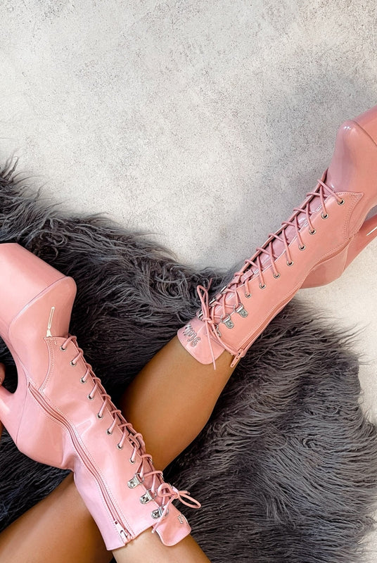 Hella Heels LipKit 8inch Boots - Candy Shop-Hella Heels-Pole Junkie
