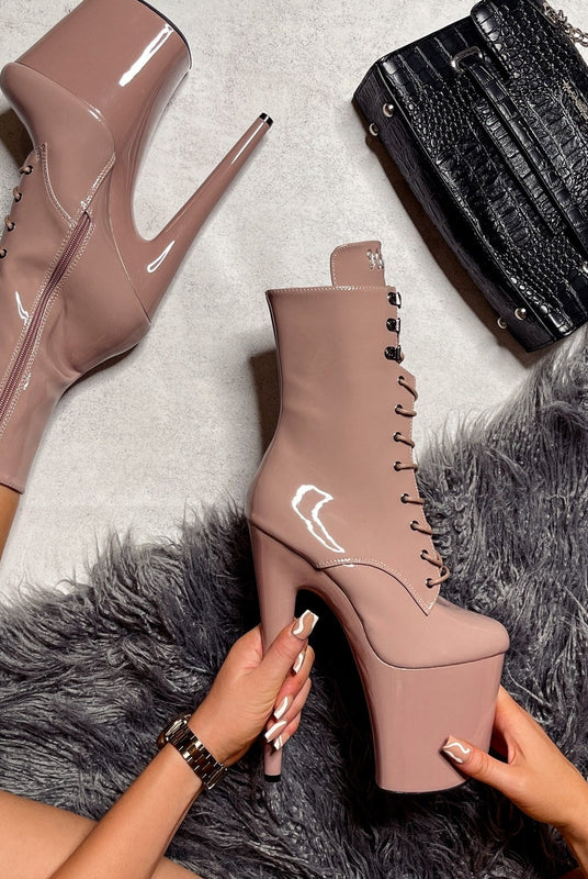 Hella Heels LipKit 8inch Boots - Boujee-Hella Heels-Pole Junkie