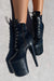 Hella Heels The Glitterati 8inch Ankle Boots - Sin City-Hella Heels-Pole Junkie