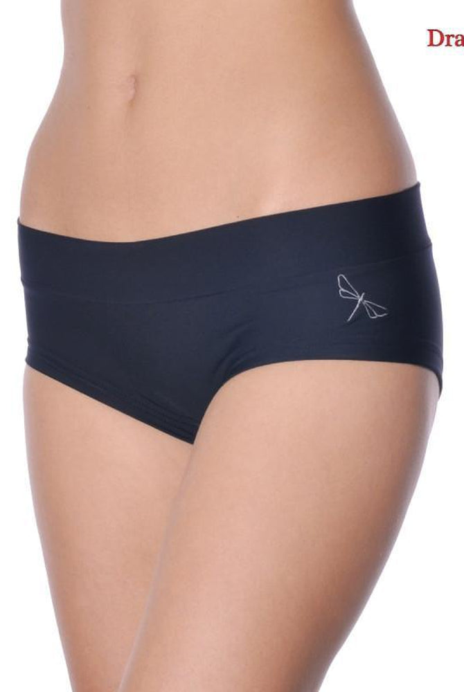 Dragonfly Hot Pants - Black-Dragonfly-Pole Junkie