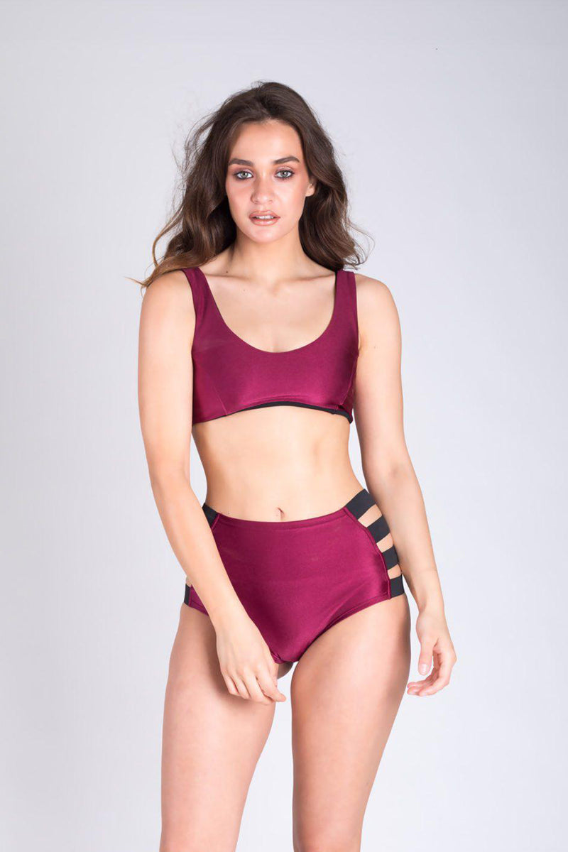 Paradise Chick Action Top - Cherry-Paradise Chick-Pole Junkie