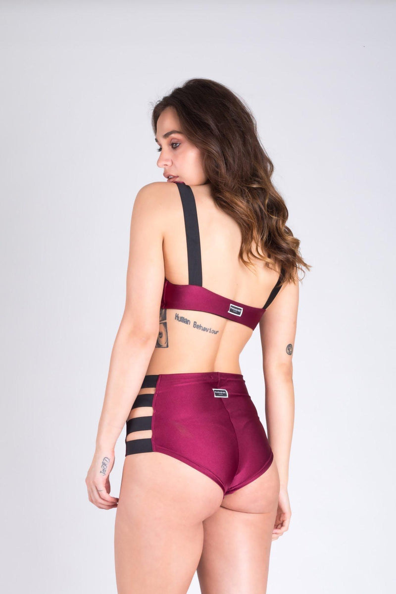 Paradise Chick Action Top - Cherry-Paradise Chick-Pole Junkie