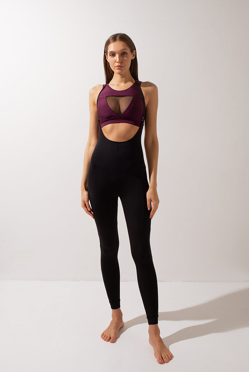 Shark Polewear Sling Leggings - Black-Shark Polewear-Pole Junkie