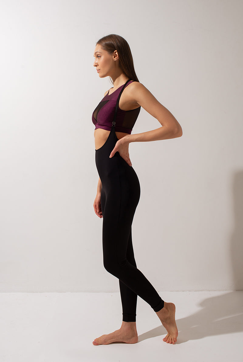 Shark Polewear Sling Leggings - Black-Shark Polewear-Pole Junkie