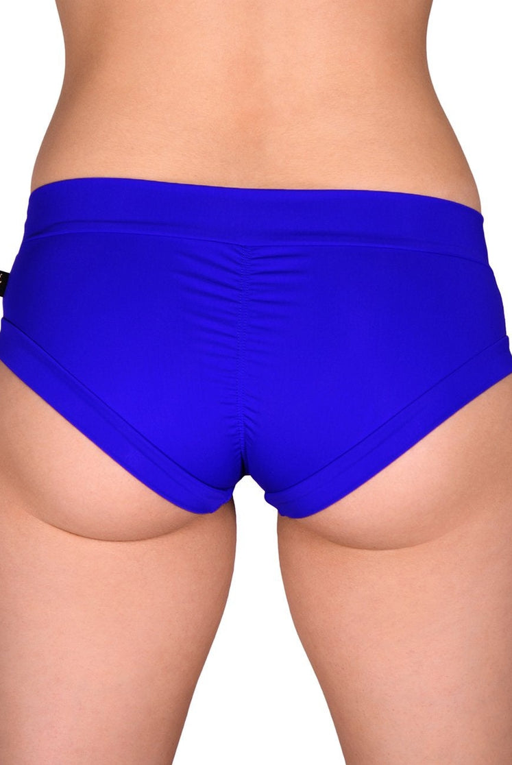 Cleo the Hurricane Essential Hot Pants - Majesty Blue-Cleo the Hurricane-Pole Junkie