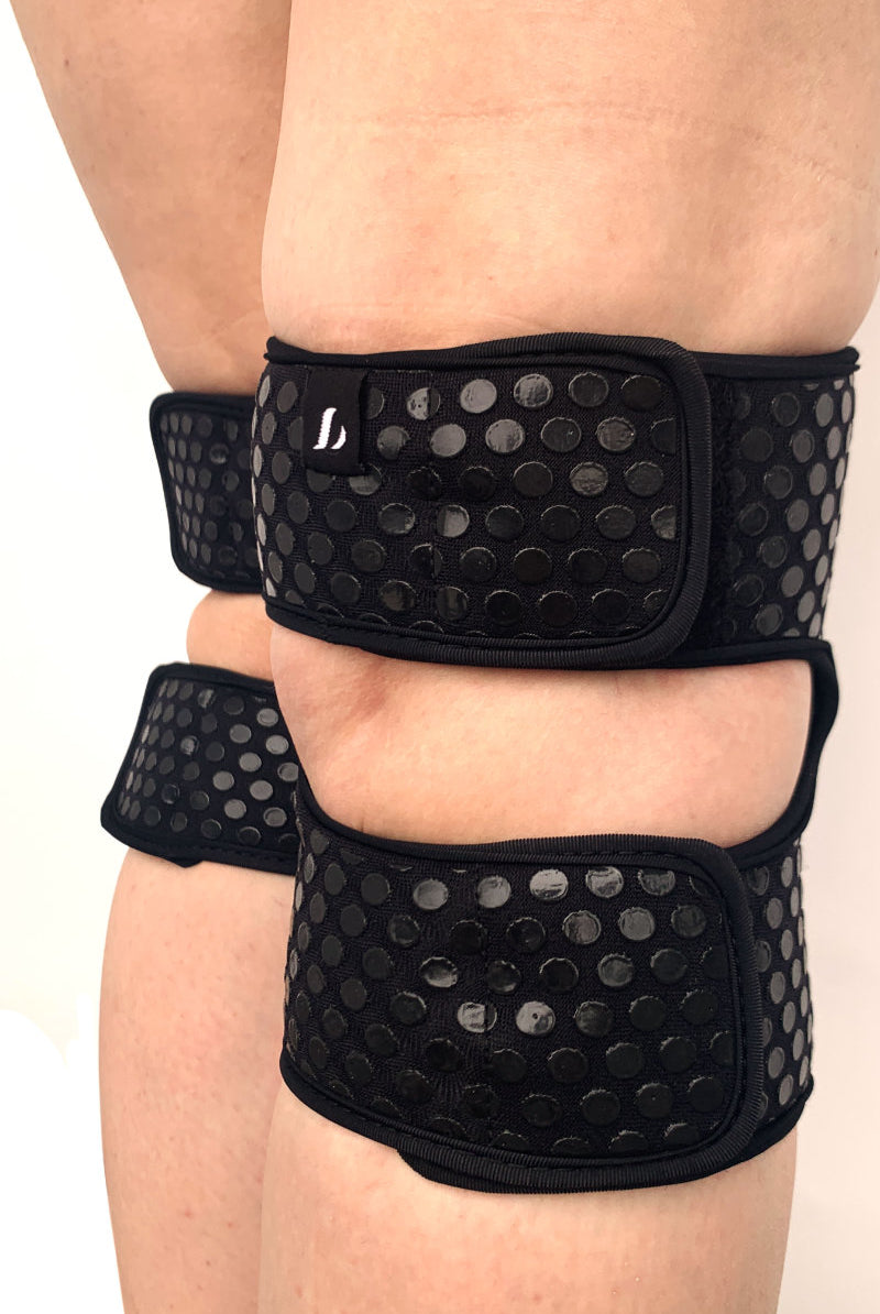 Lunalae Velcro Sticky Grip Kneepads - Black-Lunalae-Pole Junkie