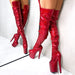 Hella Heels The Glitterati Thigh High 8inch Boots - Kansass-Hella Heels-Pole Junkie