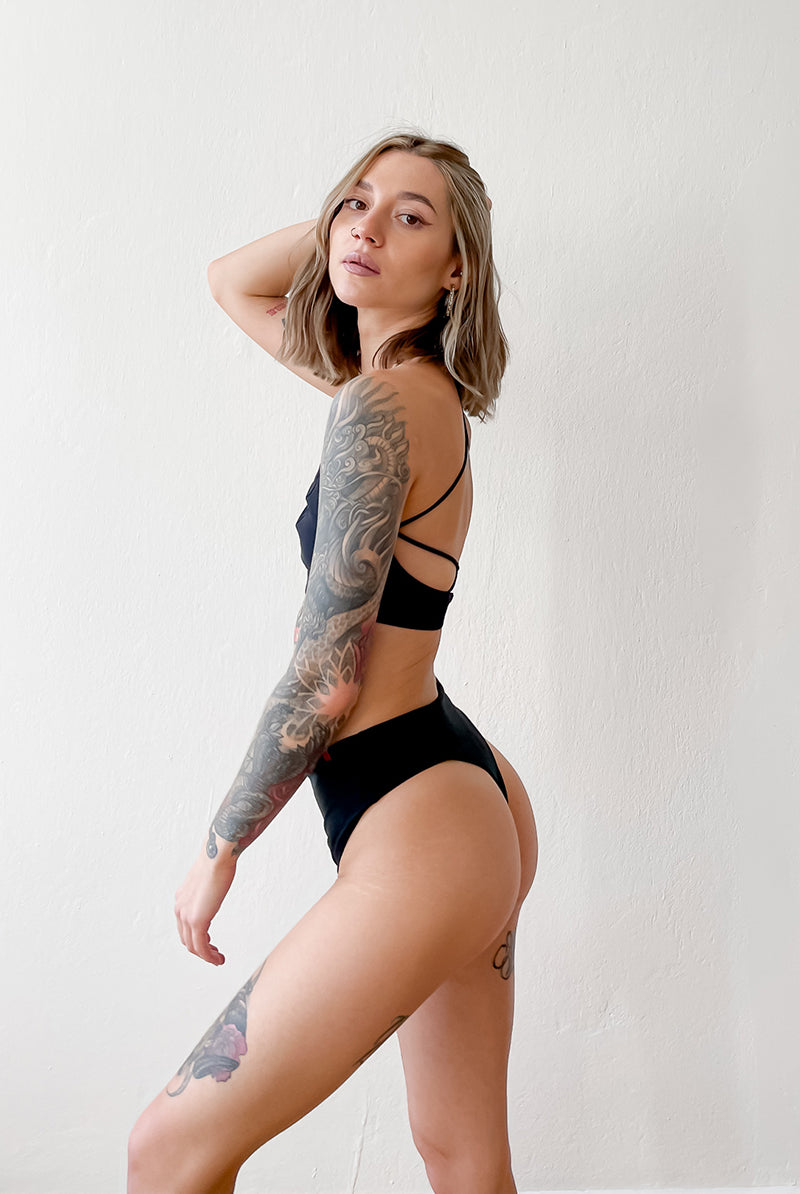 Pole Addict Bliss Shorts - Black-Pole Addict-Pole Junkie