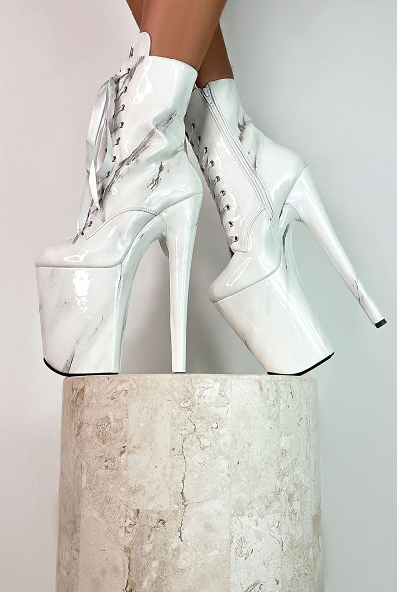 Hella Heels Renaissance 8inch Boots - Faith-Hella Heels-Pole Junkie