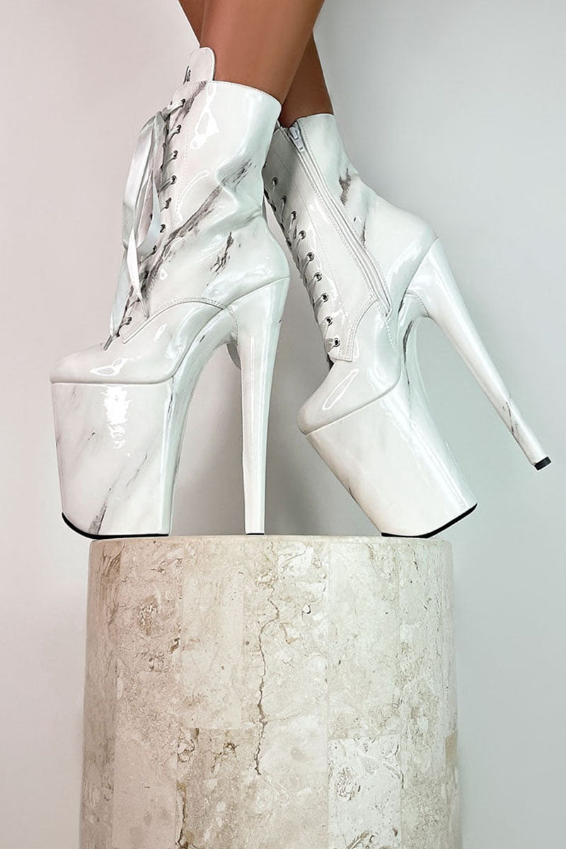 Hella Heels Renaissance 8inch Boots - Faith-Hella Heels-Pole Junkie