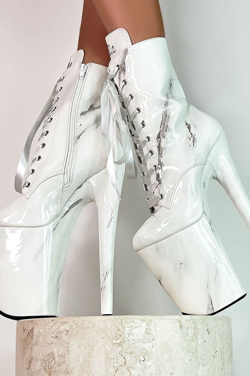 Hella Heels Renaissance 8inch Boots - Faith-Hella Heels-Pole Junkie