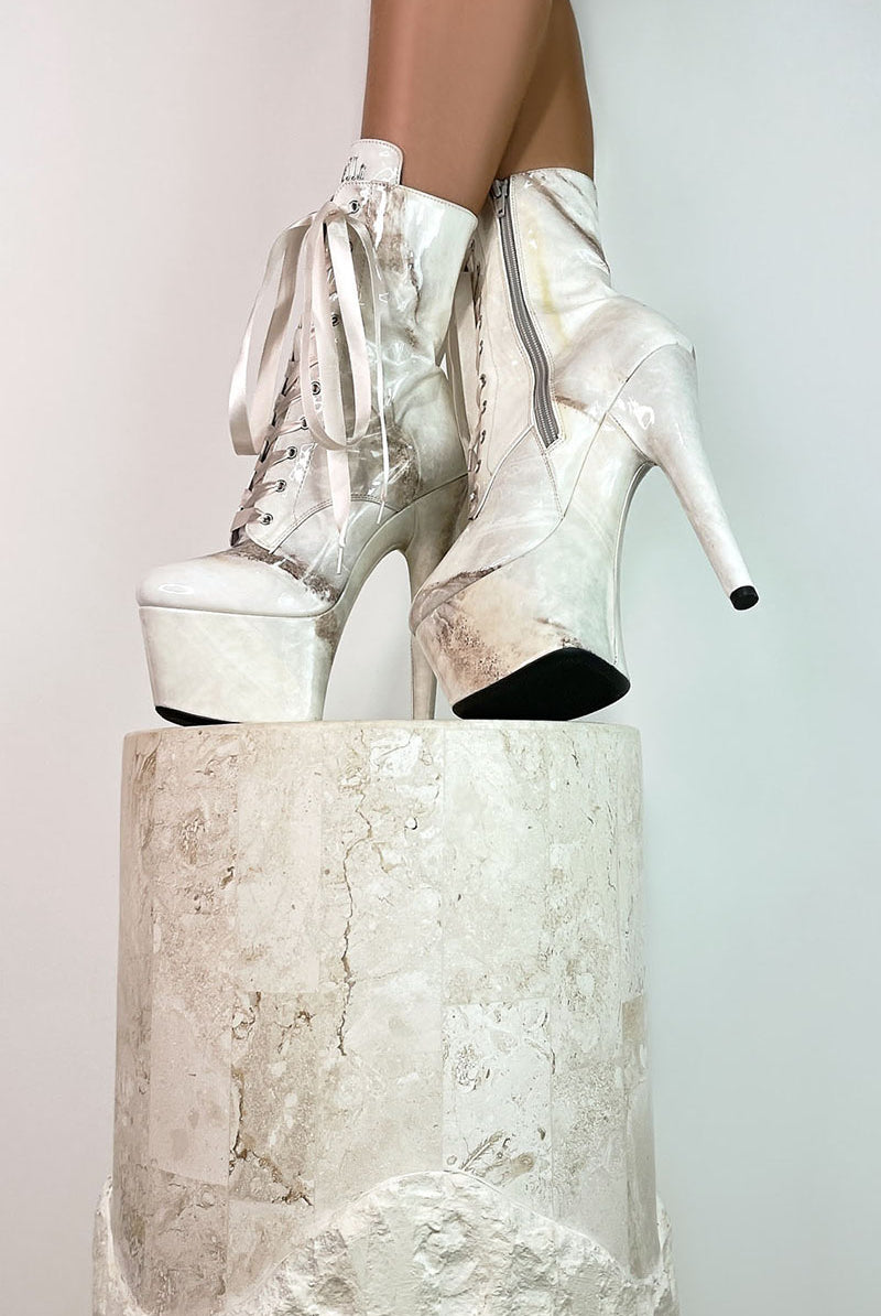 Hella Heels Renaissance 7inch Boots - Hope-Hella Heels-Pole Junkie