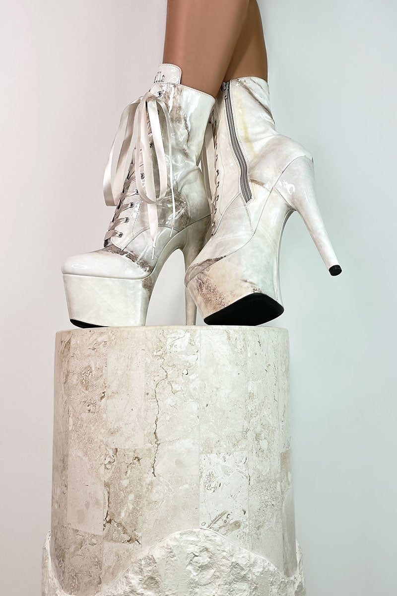 Hella Heels Renaissance 7inch Boots - Hope-Hella Heels-Pole Junkie