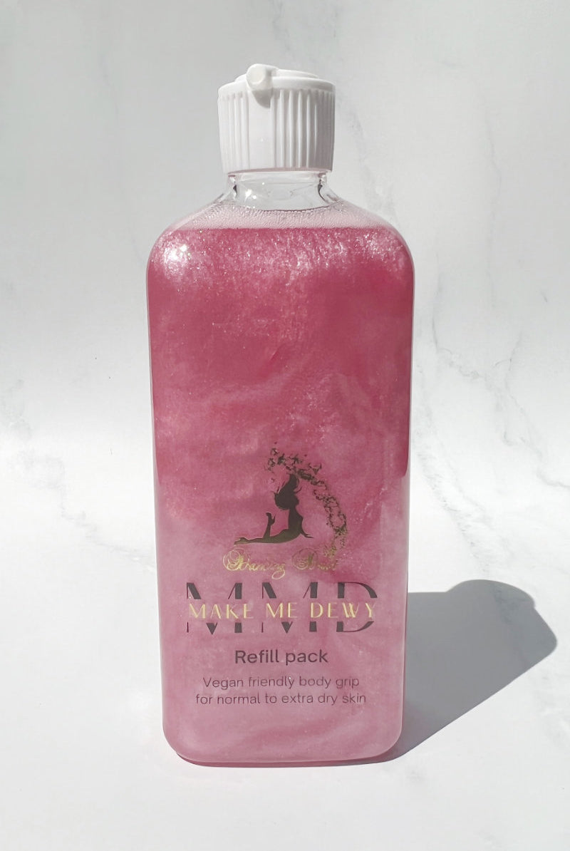 Dancing Dust Make Me Dewy Extreme Refill Pack - Pink (500ml)-Dancing Dust-Pole Junkie