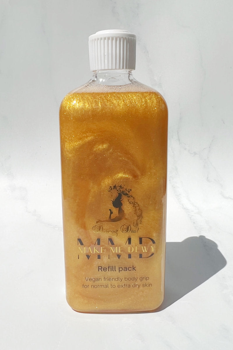 Dancing Dust Make Me Dewy Extreme Refill Pack - Gold (500ml)-Dancing Dust-Pole Junkie