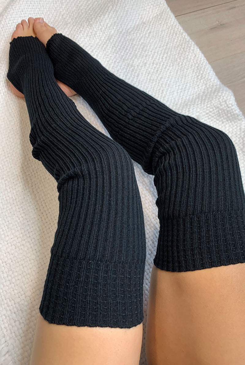 Lunalae Leg Warmers - Black-Lunalae-Pole Junkie