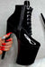 Hella Heels LipKit 8inch Ankle Boots - Black Beatles-Hella Heels-Pole Junkie