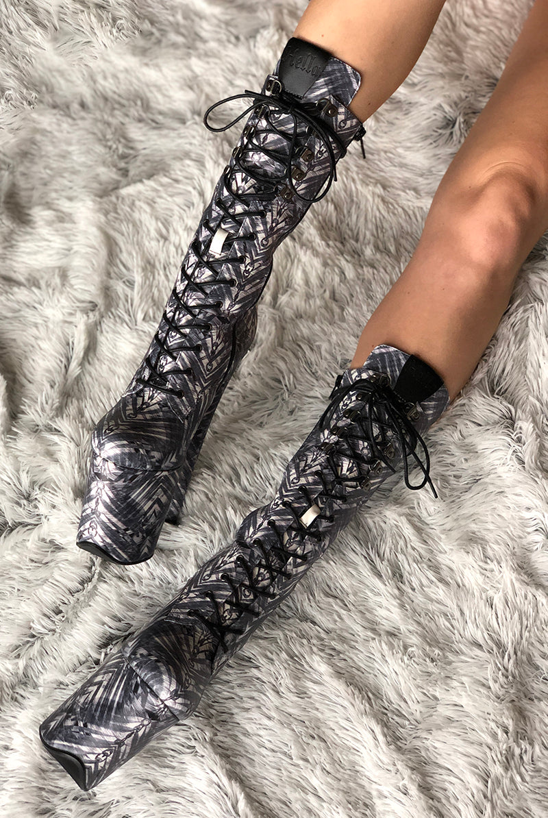 Hella Heels Cult Boots - 8inch-Hella Heels-Pole Junkie