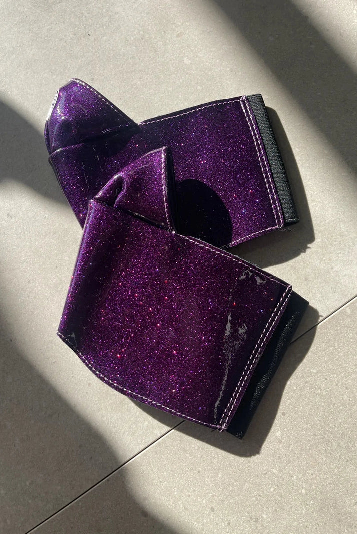 Hella Heels Classique Shoe Protector - Purple Rain Glitterati-Hella Heels-Pole Junkie
