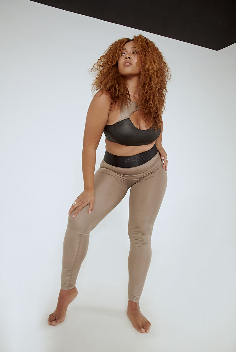 CXIX Snatched Leggings - Mink-Creatures of XIX-Pole Junkie