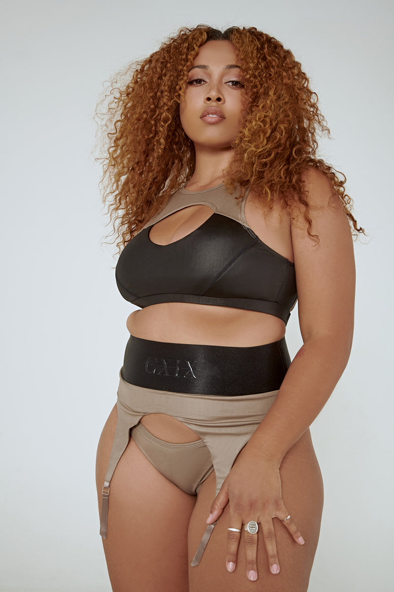 CXIX Snatched Garter Bottoms - Mink-Creatures of XIX-Pole Junkie