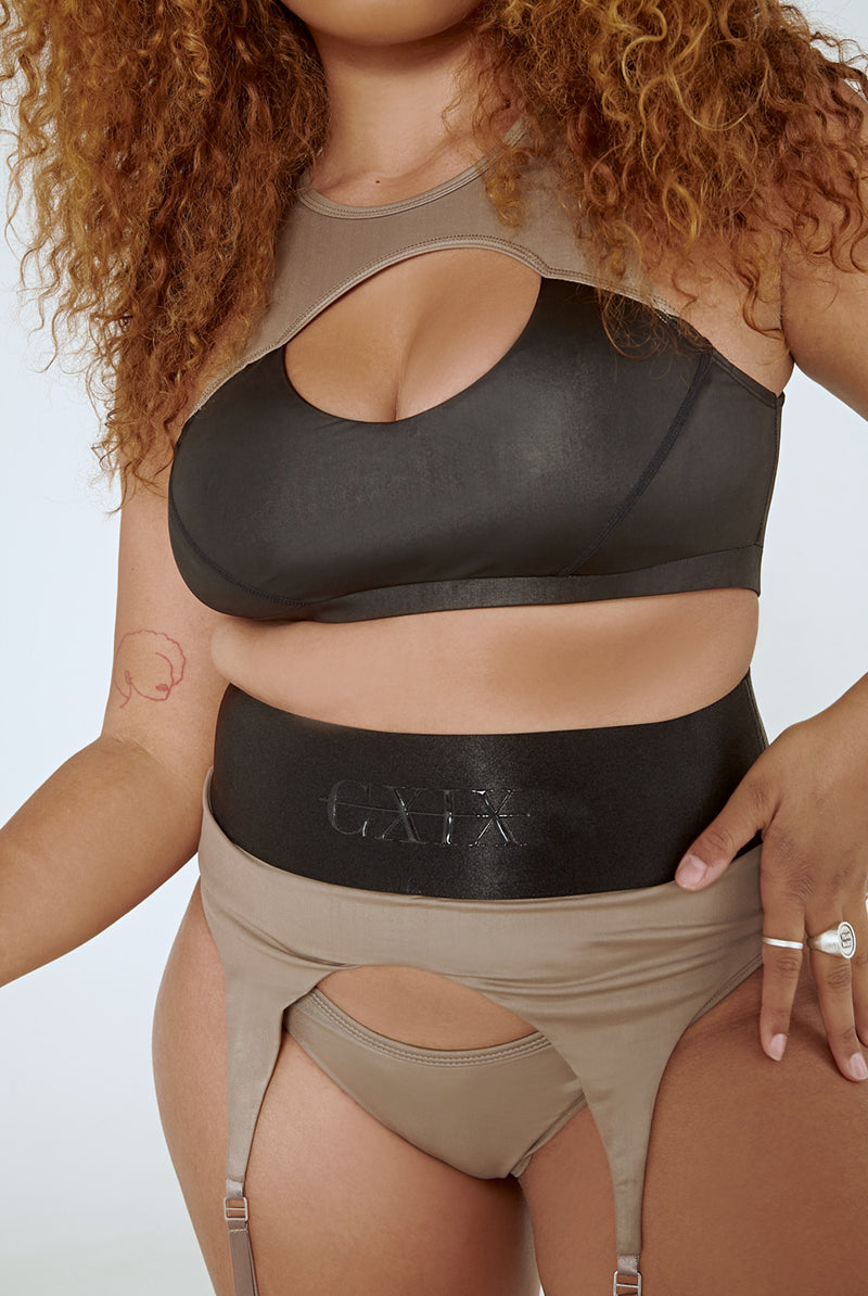 CXIX Snatched Garter Bottoms - Mink-Creatures of XIX-Pole Junkie