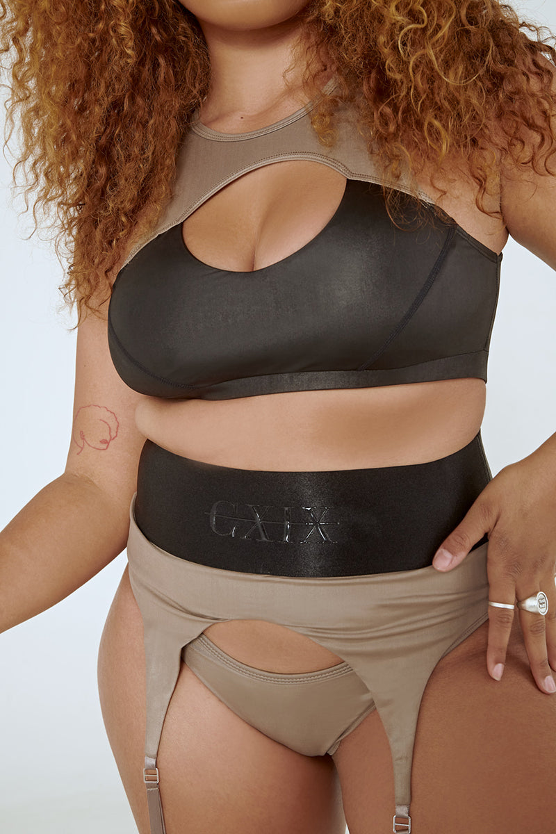 CXIX Snatched Garter Bottoms - Mink-Creatures of XIX-Pole Junkie