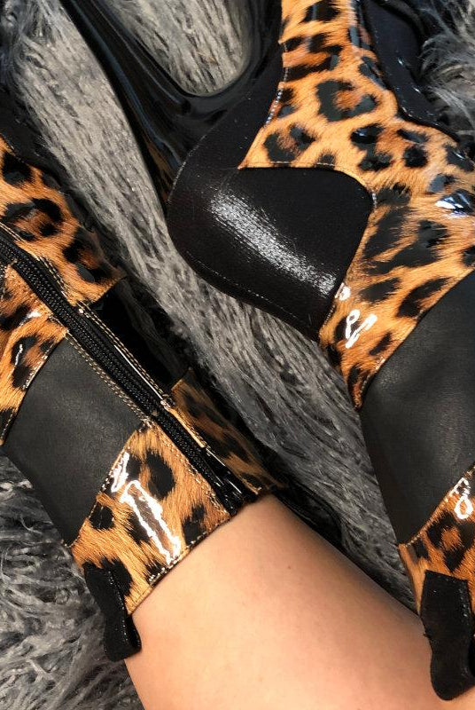 Hella Heels EmpireKicks 8inch Boots - Black-Hella Heels-Pole Junkie