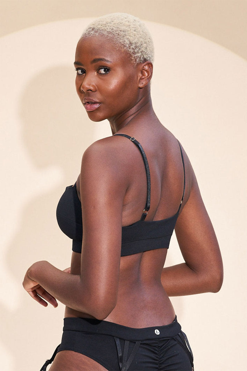 Lunalae Cleo Top - Recycled Black-Lunalae-Pole Junkie