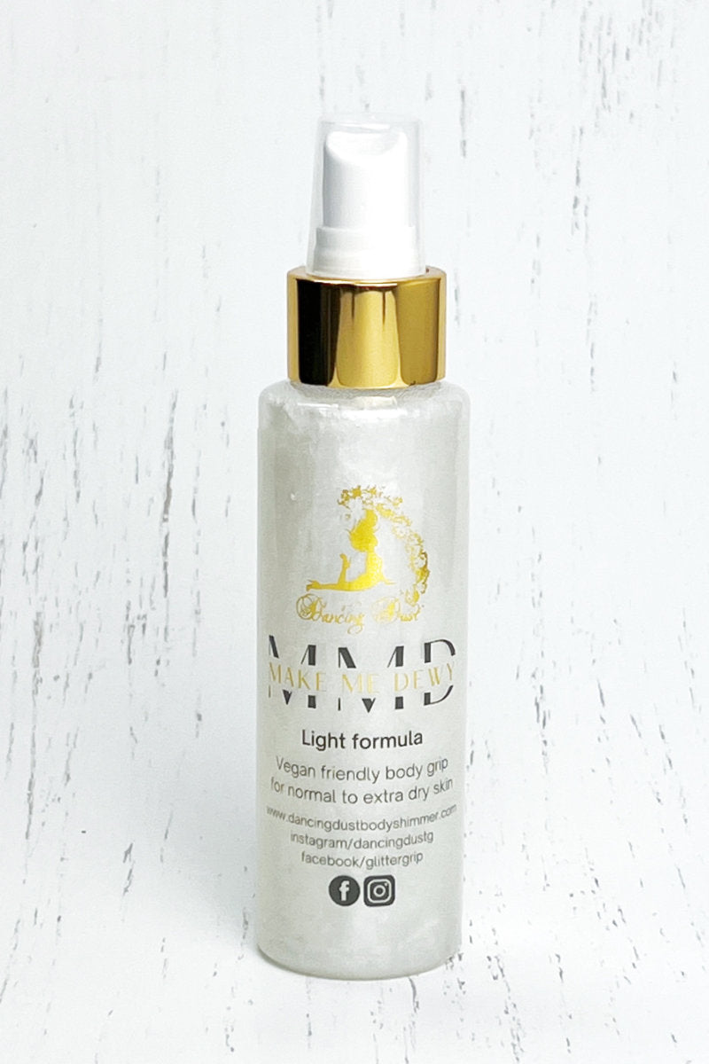 Dancing Dust Make Me Dewy Light - Silver (100ml)-Dancing Dust-Pole Junkie