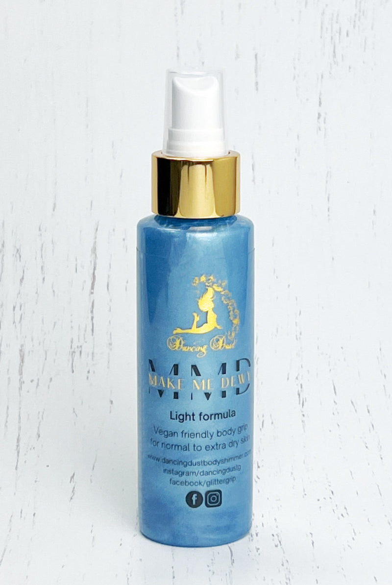 Dancing Dust Make Me Dewy Light - Blue (100ml)-Dancing Dust-Pole Junkie