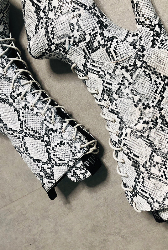 Hella Heels Mamba Boots - 7inch-Hella Heels-Pole Junkie