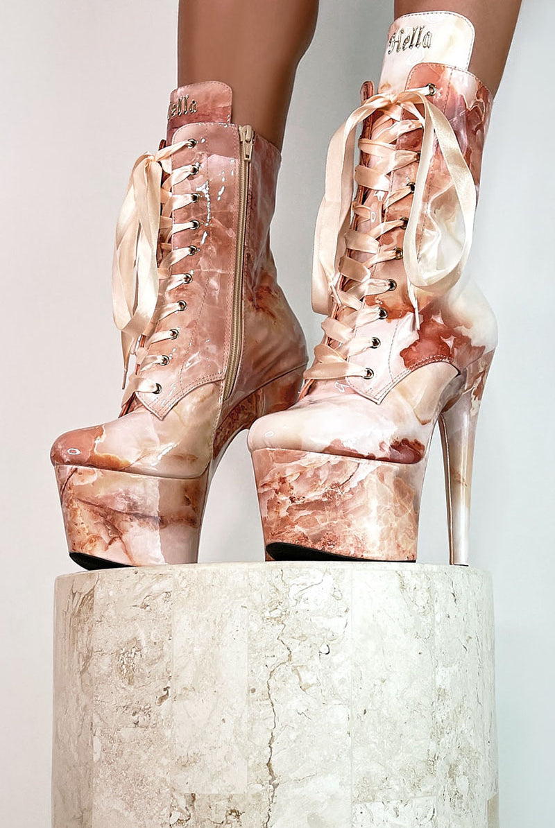 Hella Heels Renaissance 7inch Boots - Mercy-Hella Heels-Pole Junkie