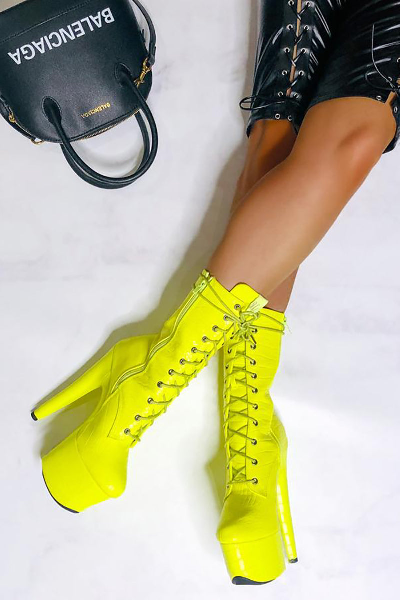 Hella Heels OH SNAP Boots - 7inch-Hella Heels-Pole Junkie