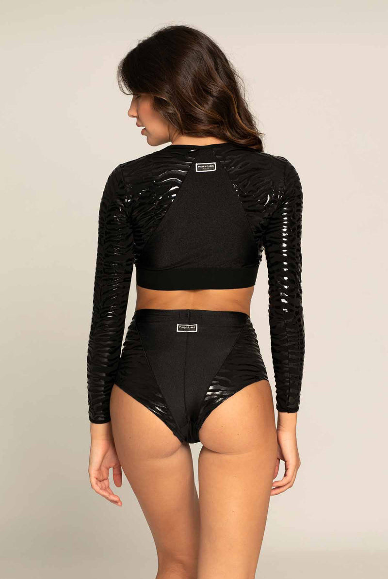 Paradise Chick Superhero Sticky Shorts - Zebra-Paradise Chick-Pole Junkie