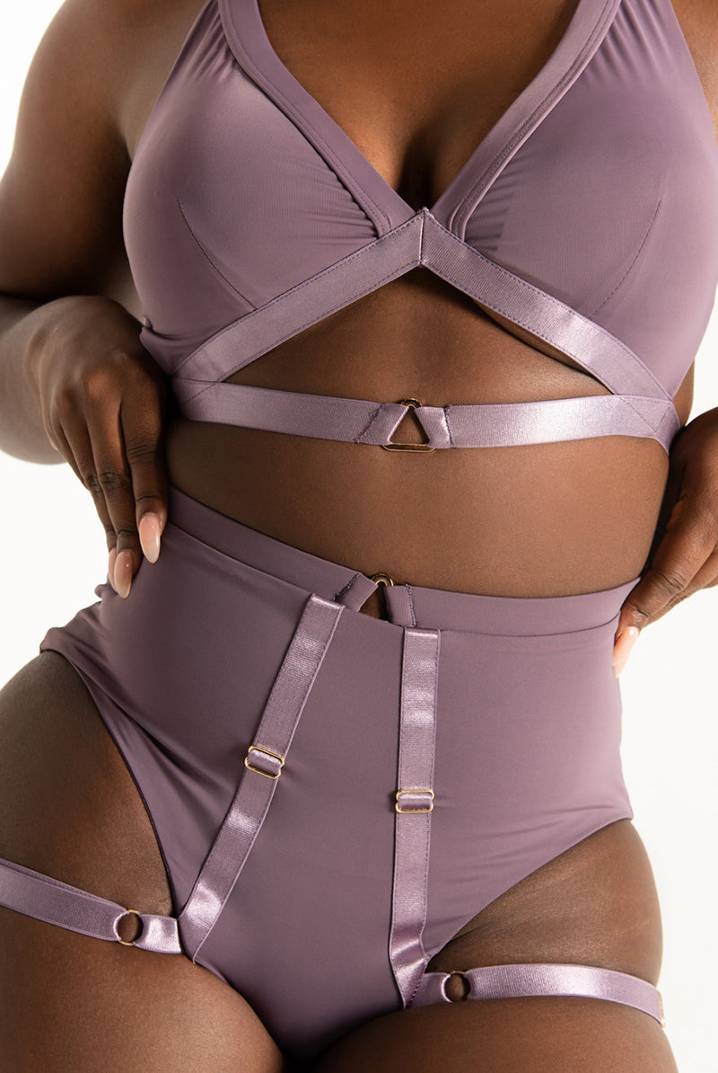 Tatiana Activewear Tokio Shorts - Mauve-Tatiana Activewear-Pole Junkie