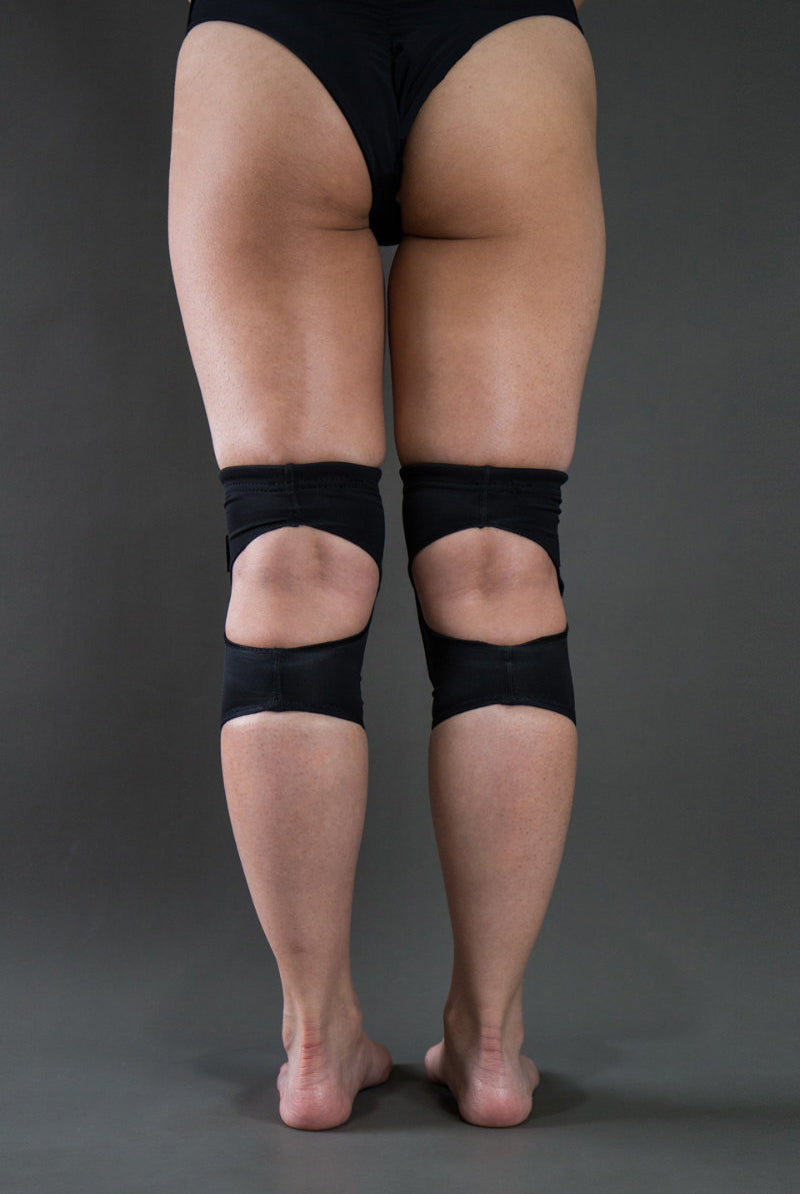 Tatiana Active Ultimate Kneepads - Black-Tatiana Activewear-Pole Junkie