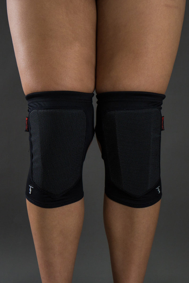 Tatiana Active Ultimate Kneepads - Black-Tatiana Activewear-Pole Junkie