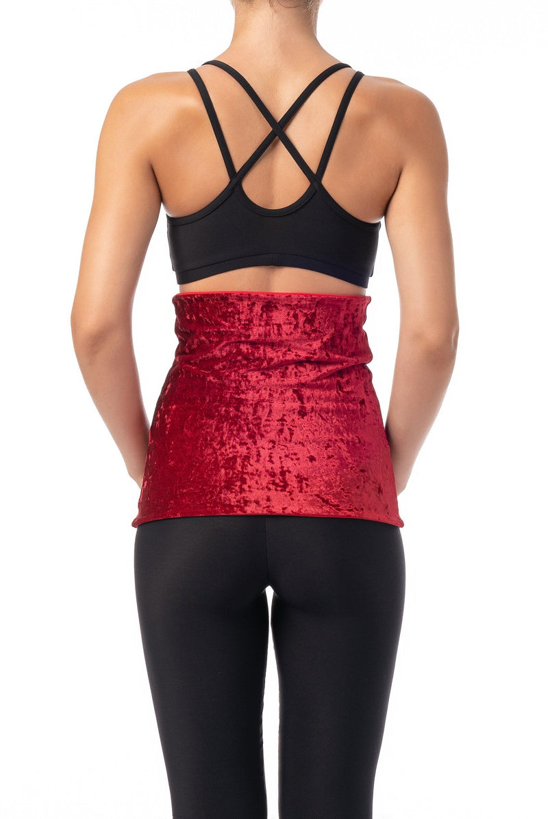 Dragonfly Back Warmer - Velvet Red-Dragonfly-Pole Junkie