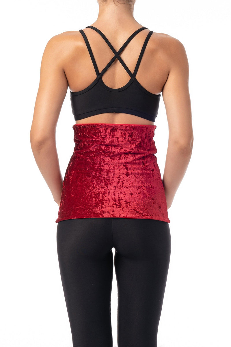 Dragonfly Back Warmer - Velvet Red-Dragonfly-Pole Junkie