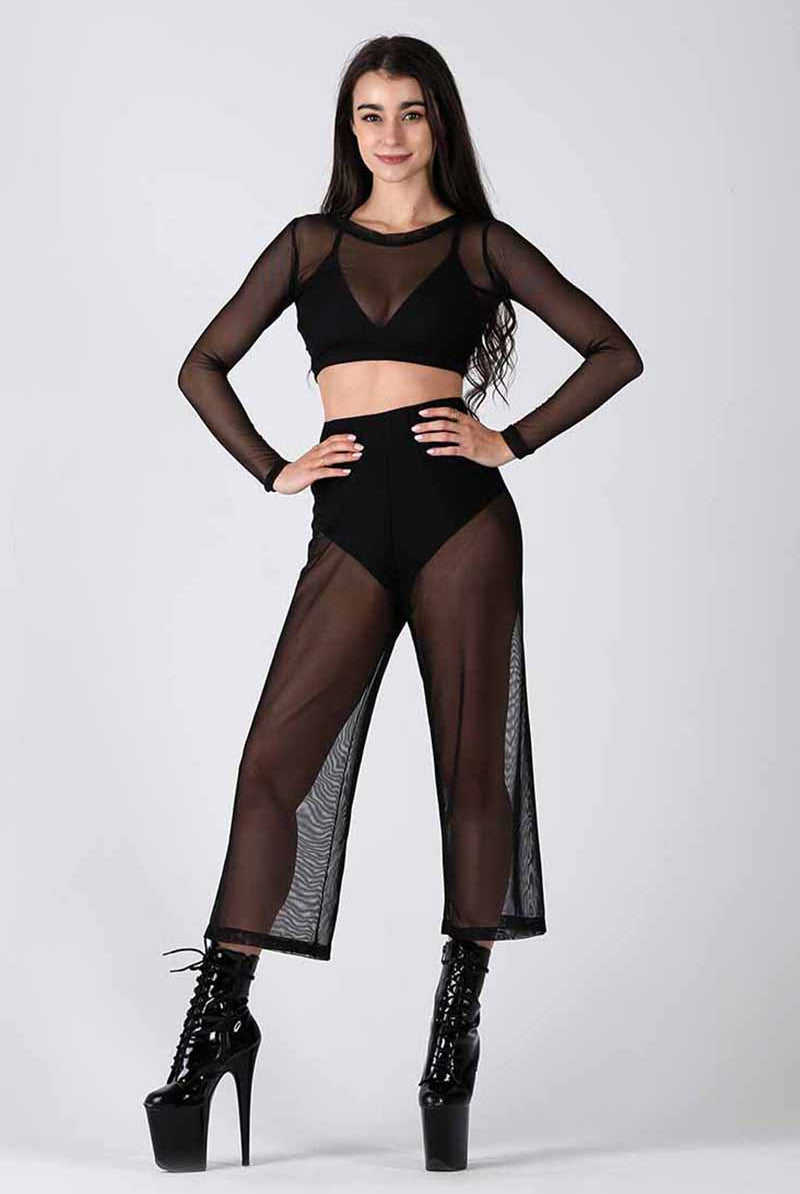 REV ACTIV Mesh Flow Pants - Black-REV ACTIV-Pole Junkie