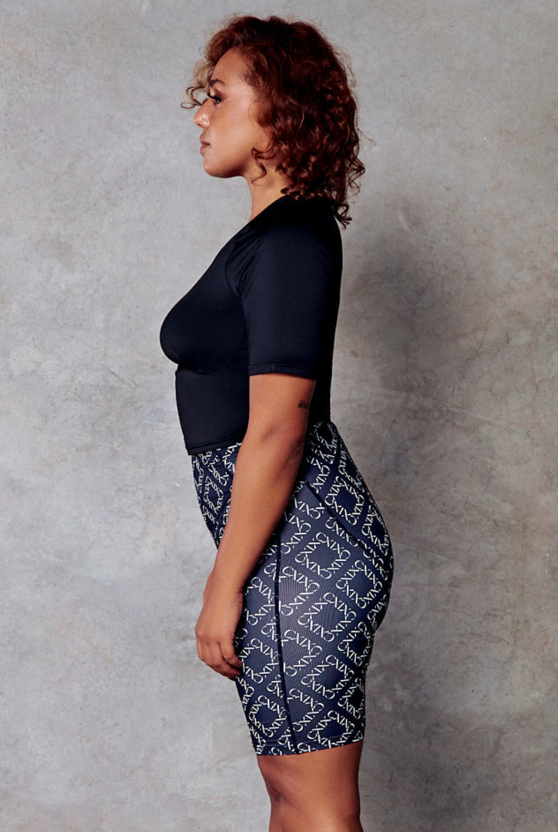 CXIX 119 Statement Crop Tee - Black-Creatures of XIX-Pole Junkie