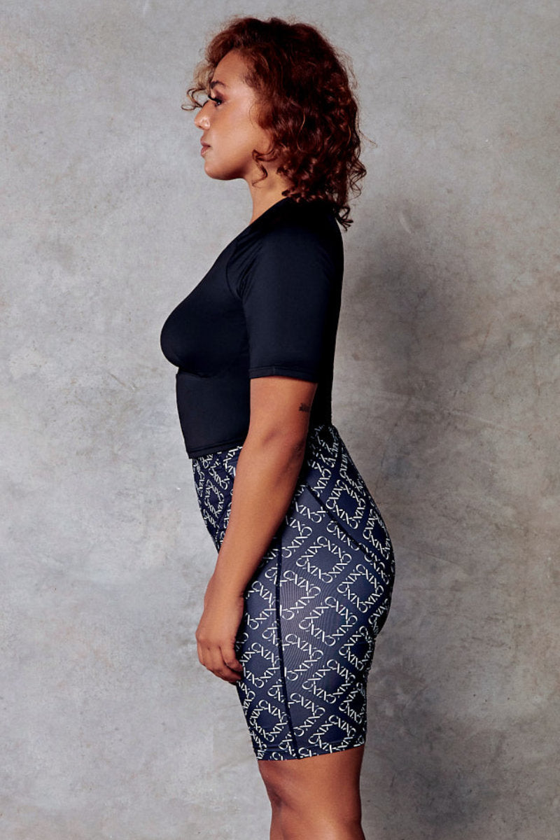 CXIX 119 Statement Crop Tee - Black-Creatures of XIX-Pole Junkie