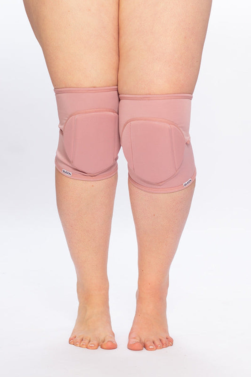 Queen Kneepads - Dusty Rose-Queen Accessories-Pole Junkie