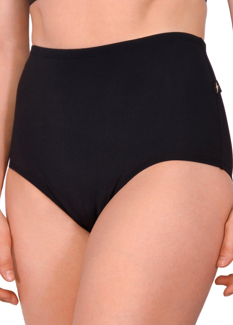 Cleo the Hurricane Essential High Waisted Shorts - Black-Cleo the Hurricane-Pole Junkie