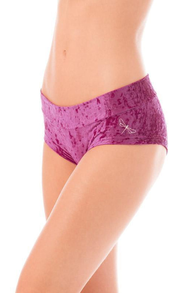 Dragonfly Hot Pants - Velvet Ruby-Dragonfly-Pole Junkie