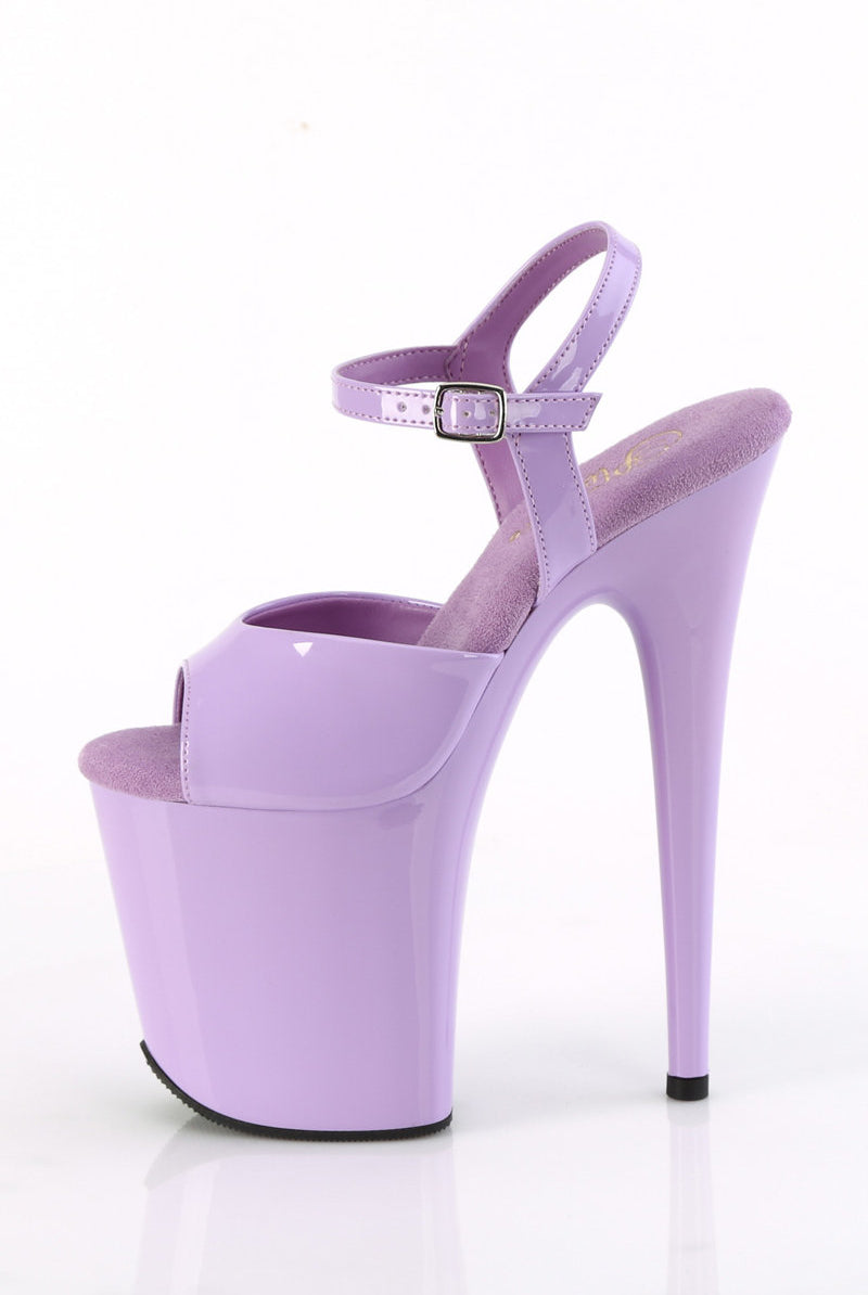 Pleaser USA Flamingo-809 8inch Pleasers - Patent Lavender-Pleaser USA-Pole Junkie