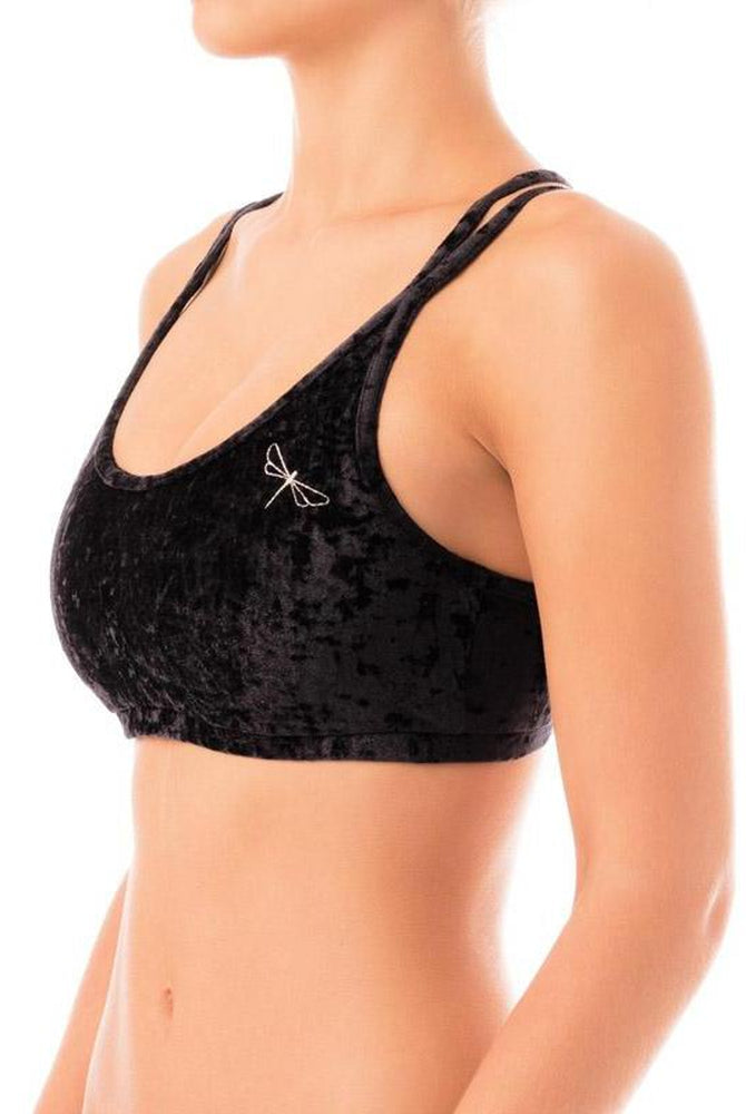 Dragonfly Nicole Top - Velvet Black-Dragonfly-Pole Junkie