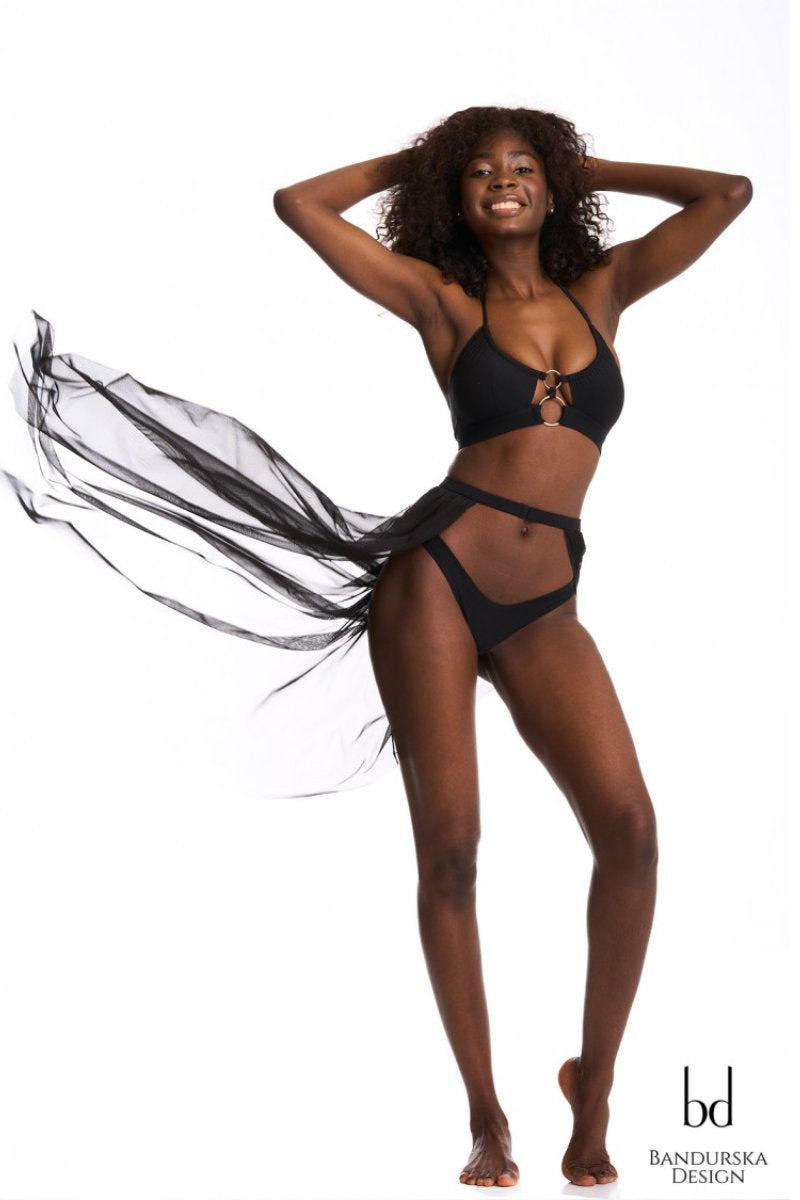 Bandurska Hesper Skirt Accessory - Black-Bandurska-Pole Junkie